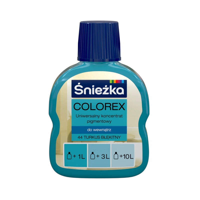 COLOREX, Nr 44,  0.1L, peruzea albastra, colorant, int.