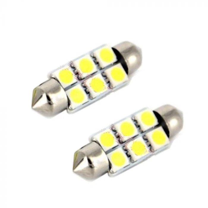 Bec auto cu leduri sofit 39 mm (2buc)