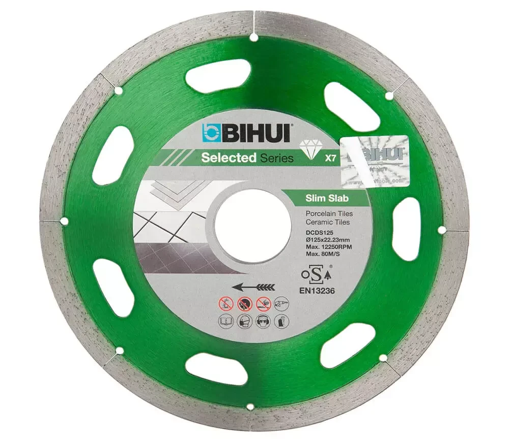 Disc de tăiat cu diamant B-SLIM BIHUI DCDS125 125mm segmentat