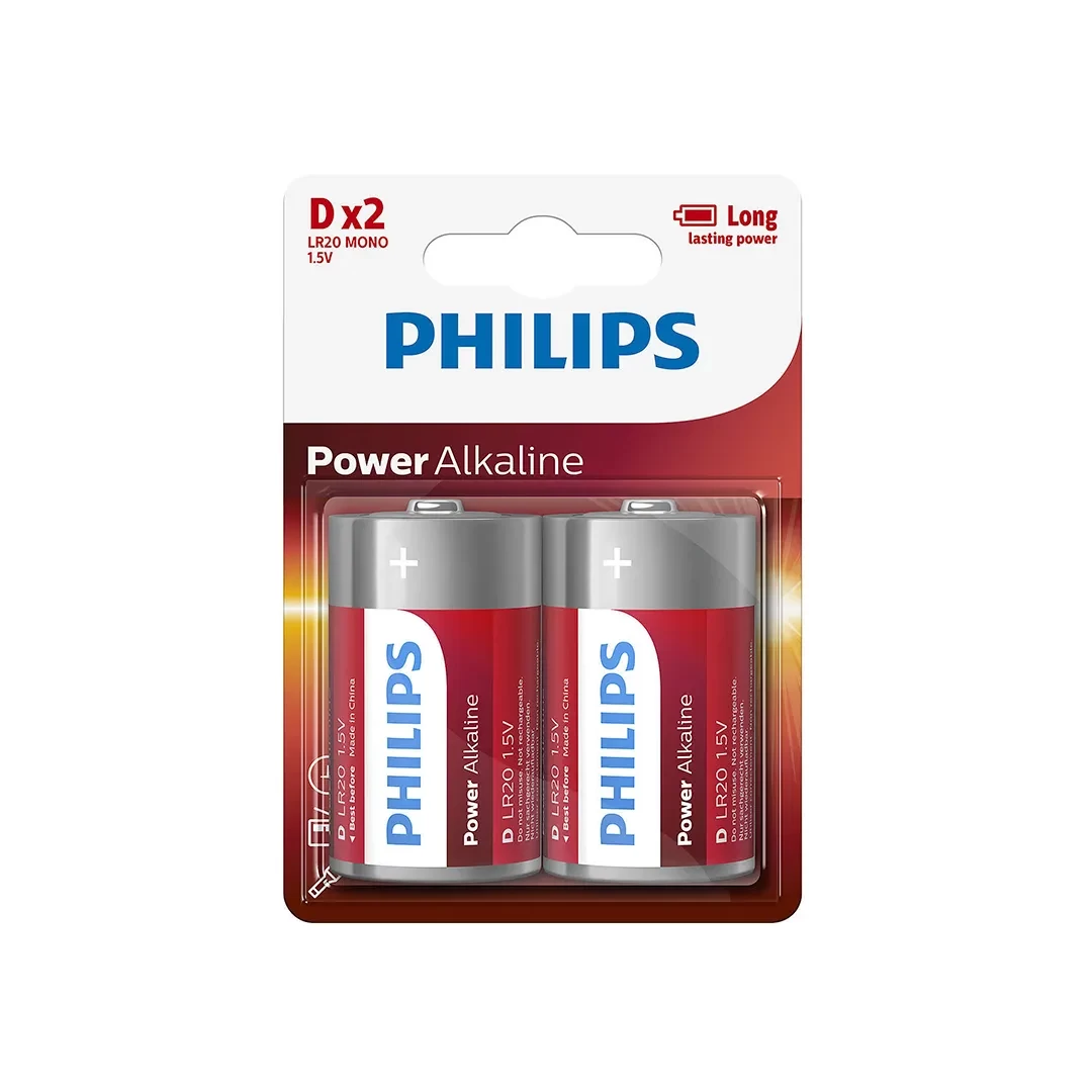 Pile electrice Philips POWERLIFE LR20 1.5 V