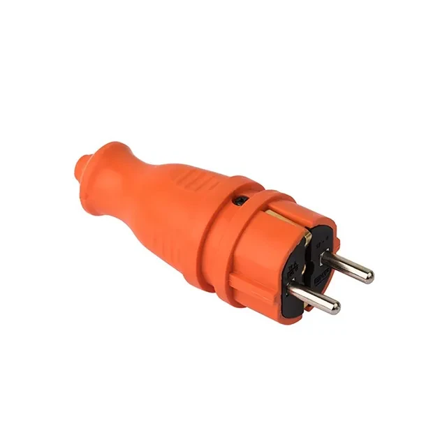 Fisa din cauciuc cu impamintare orange 16A