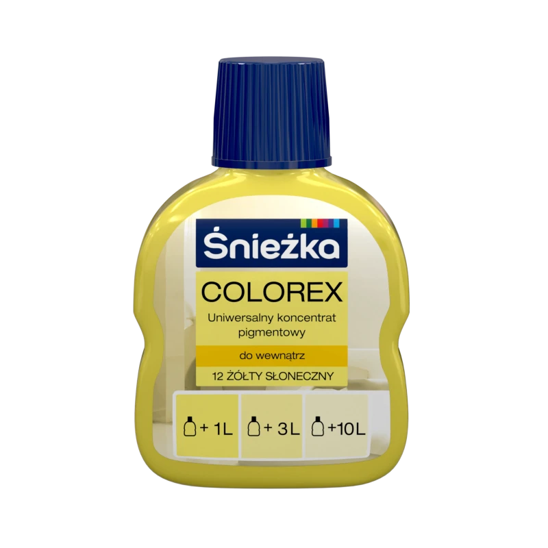 COLOREX, Nr 12,  0.1L, galben aprins, colorant, int.
