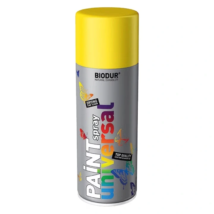 Spray vopsea "Biodur" 1023 galbena 400ml