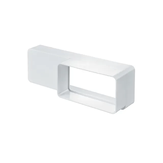 Conector de aeroduct Ventika KP55-60 60 x 204 x 30 mm plastic alb