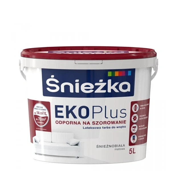 EKO - PLUS , 5 L, vopsea emulsie interior