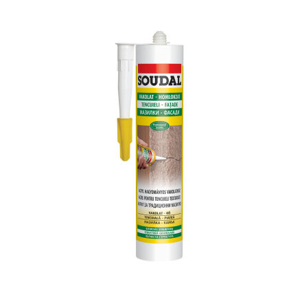 SOUDAL Mastic STRUCTURAT acrilic, ALB 280 ml (12)  123109